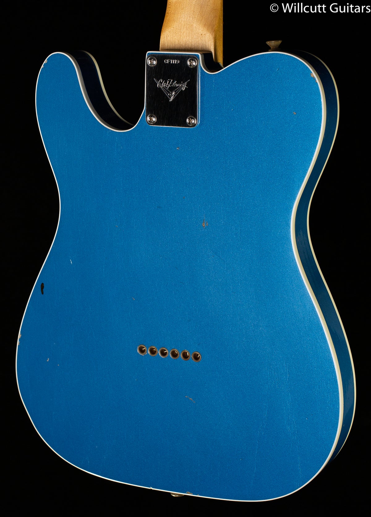 Fender Custom Shop Masterbuilt Chris Fleming &#39;59 Telecaster Custom Journeyman Lake Placid Blue Brazilian Rosewood