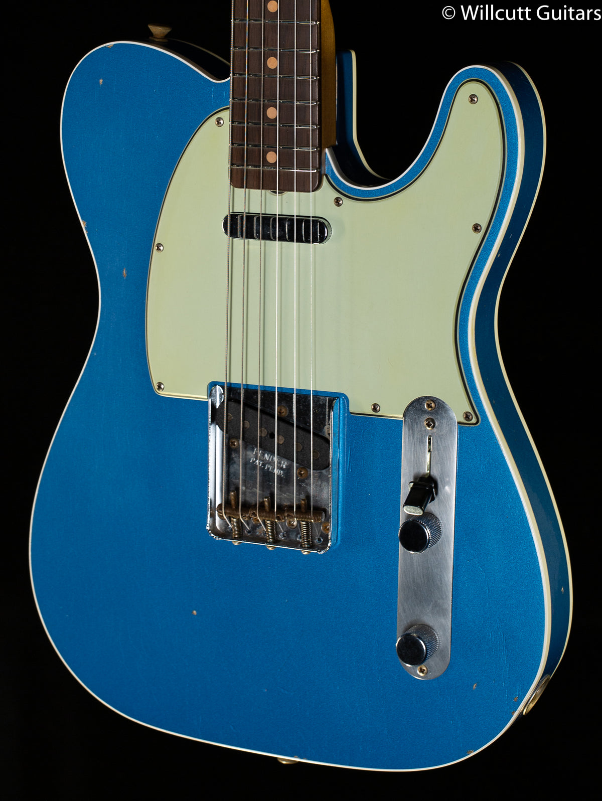 Fender Custom Shop Masterbuilt Chris Fleming &#39;59 Telecaster Custom Journeyman Lake Placid Blue Brazilian Rosewood