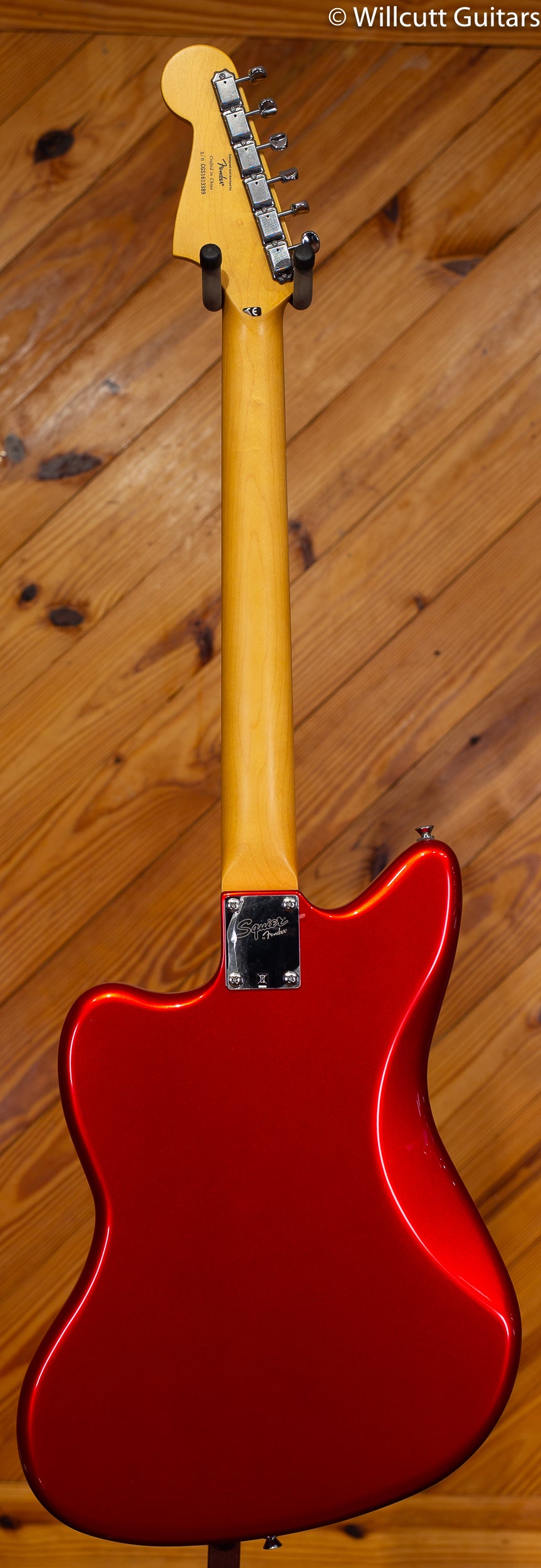 Squier Deluxe Jazzmaster Candy Apple Red DEMO - Willcutt Guitars