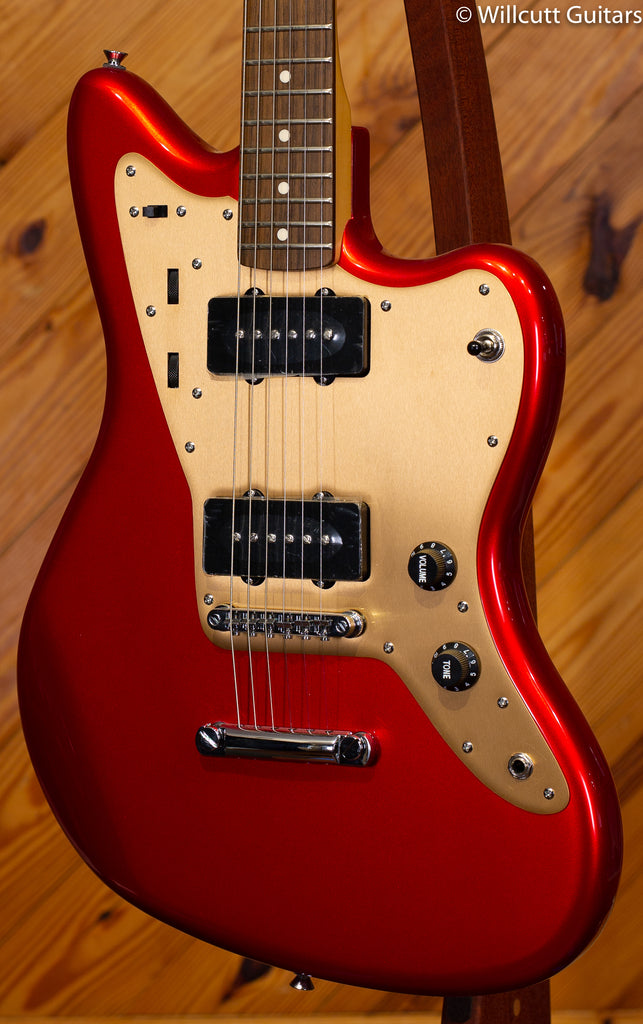 Squier Deluxe Jazzmaster Candy Apple Red DEMO - Willcutt Guitars
