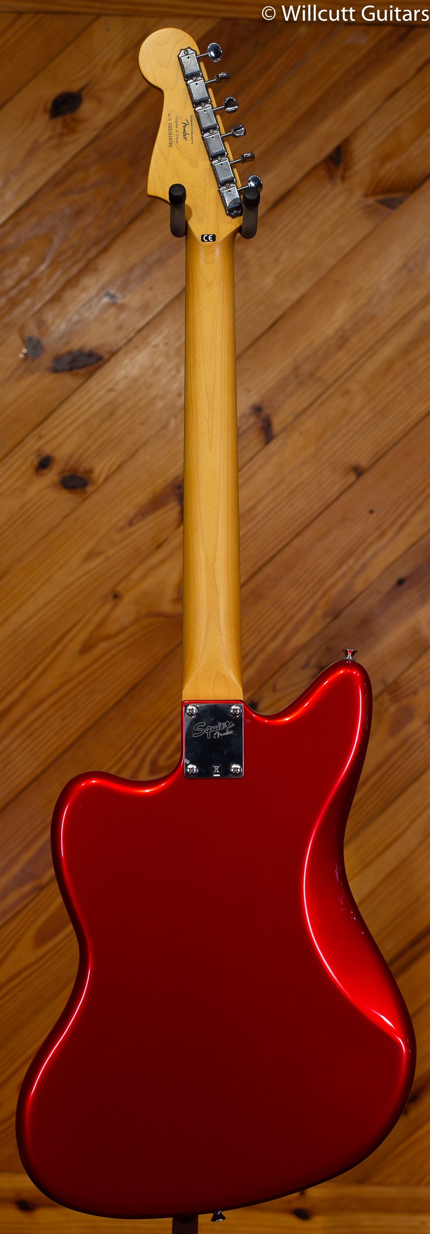 Squier Deluxe Jazzmaster Candy Apple Red - Willcutt Guitars