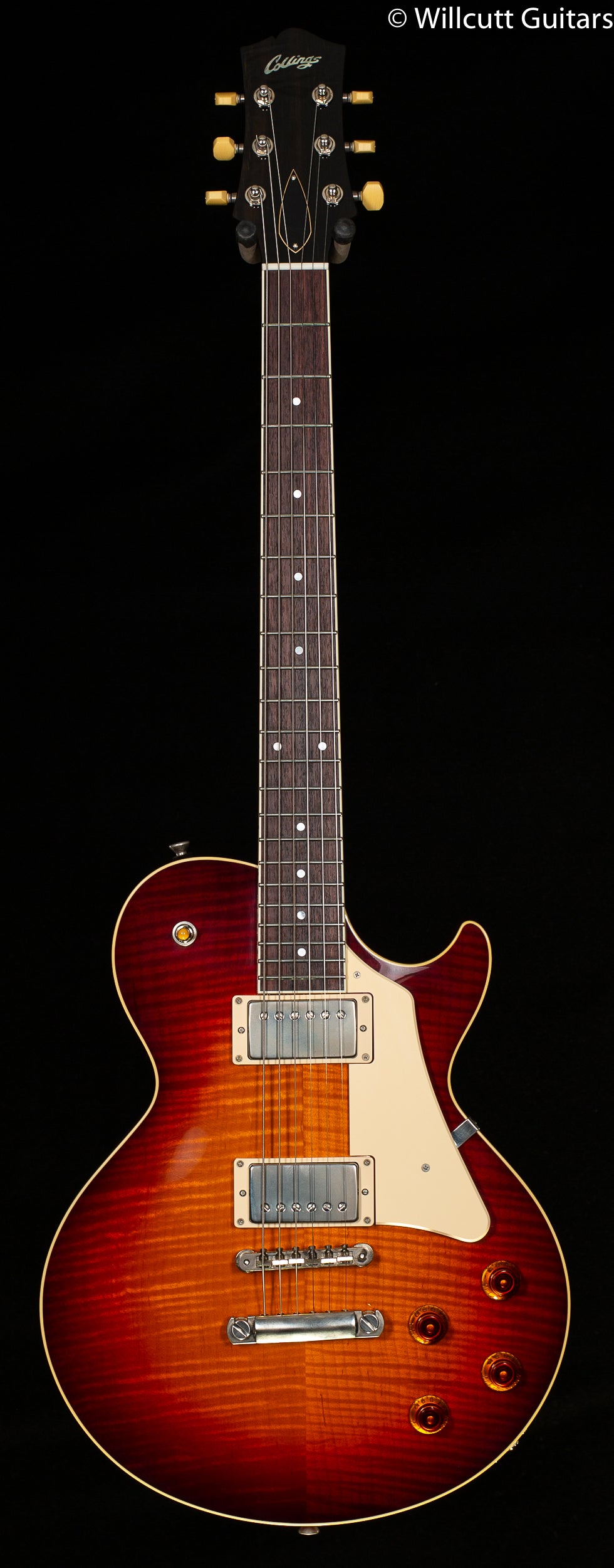 Collings City Limits Dark Cherry Sunburst, Aged, Throbaks (469)