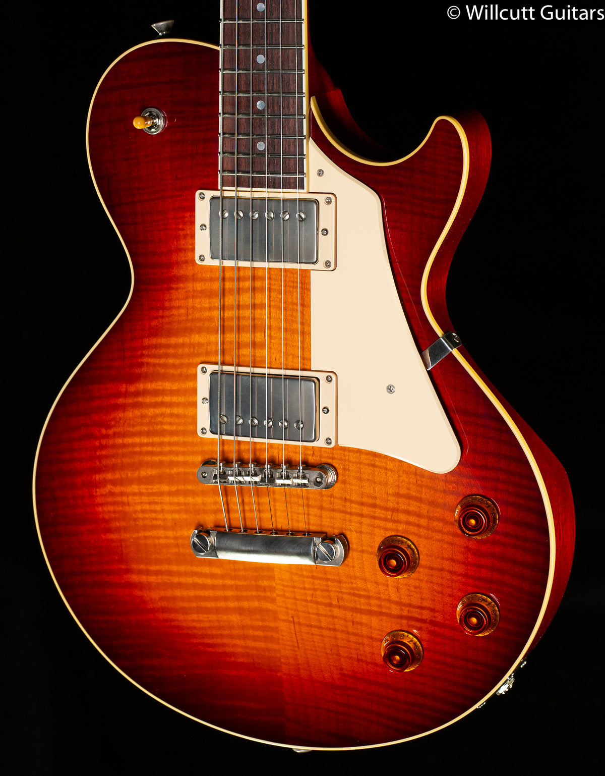 Collings City Limits Dark Cherry Sunburst, Aged, Throbaks (469)