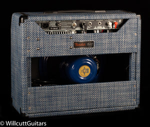 Fender Limited Edition '65 Princeton Reverb Celestion Alnico Blue Chilewich Denim
