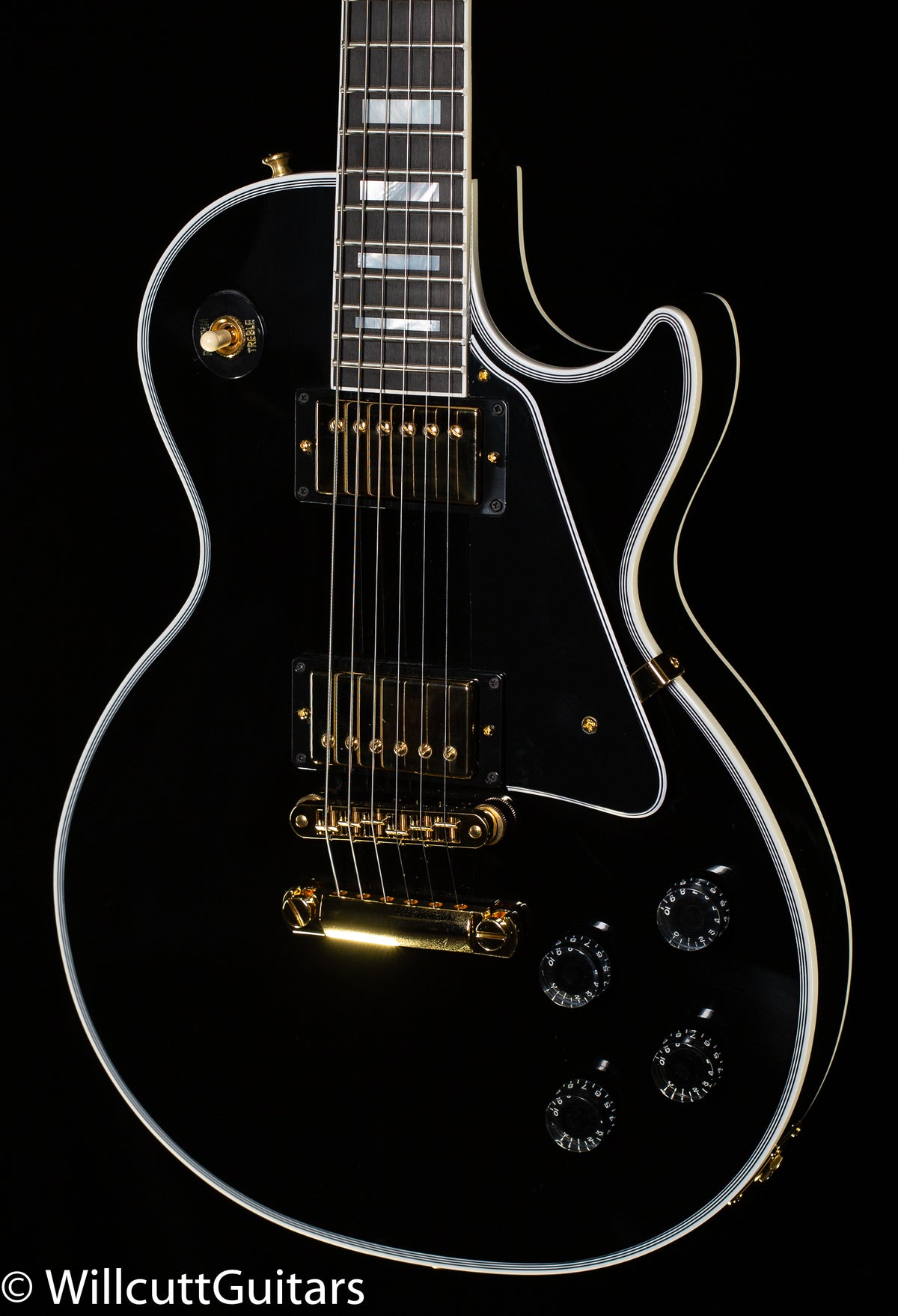 Gibson Custom Shop Les Paul Custom Ebony Fingerboard Gloss Ebony (624)