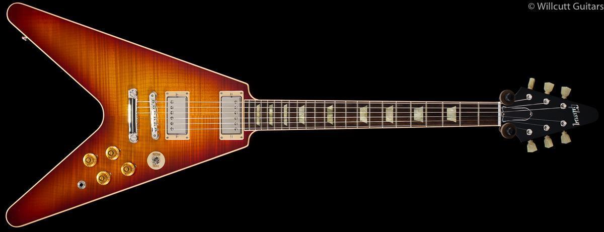Gibson Custom Shop Flying V Standard Washed Cherry