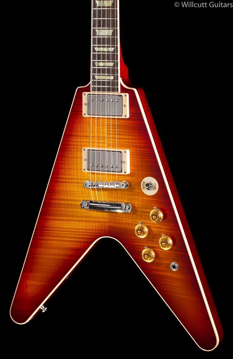 Gibson Custom Shop Flying V Standard Washed Cherry