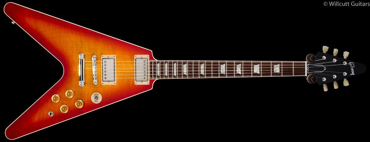 Gibson Custom Shop Flying V Standard Washed Cherry