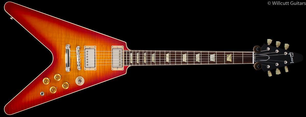 Gibson Custom Shop Flying V Standard Washed Cherry