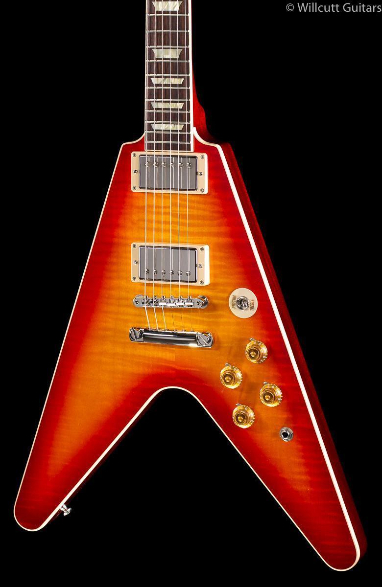 Gibson Custom Shop Flying V Standard Washed Cherry