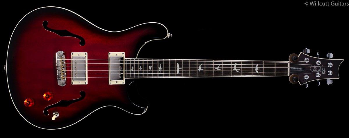 2019 PRS SE Hollowbody Standard Fire Red - Willcutt Guitars