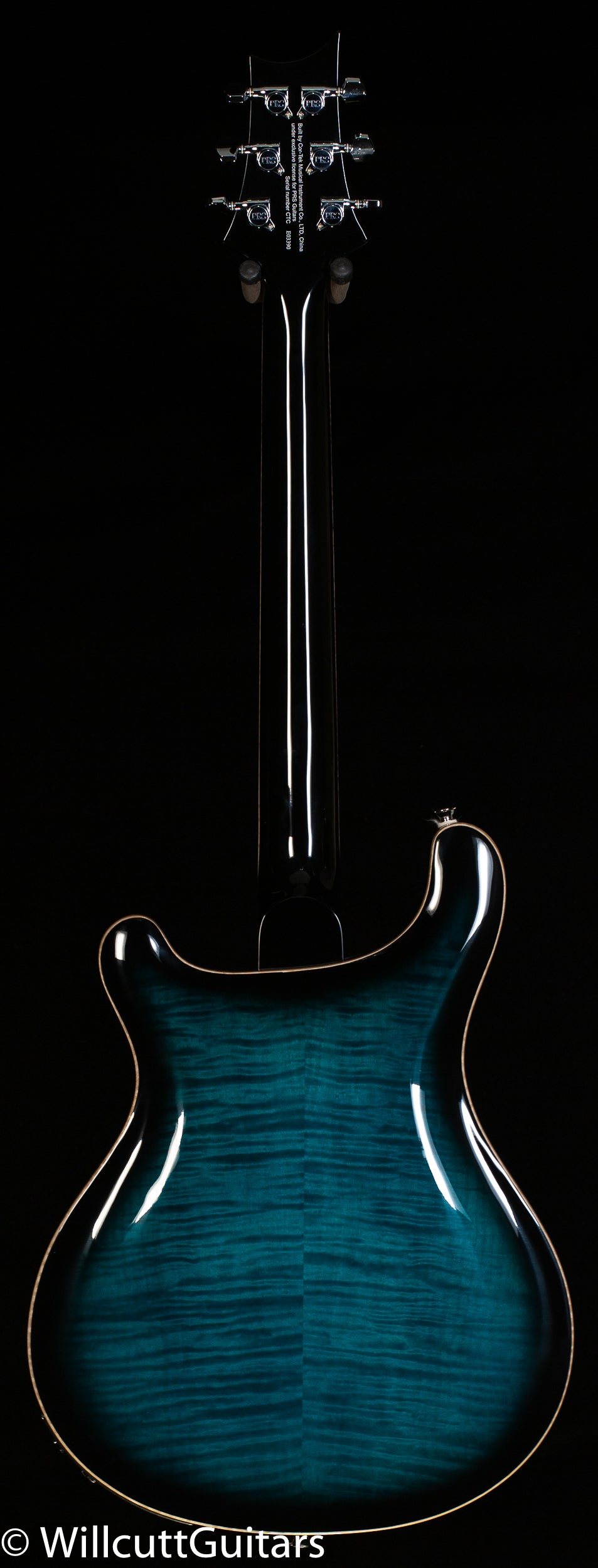 PRS SE Hollowbody II Piezo  Peacock Blue Smokeburst