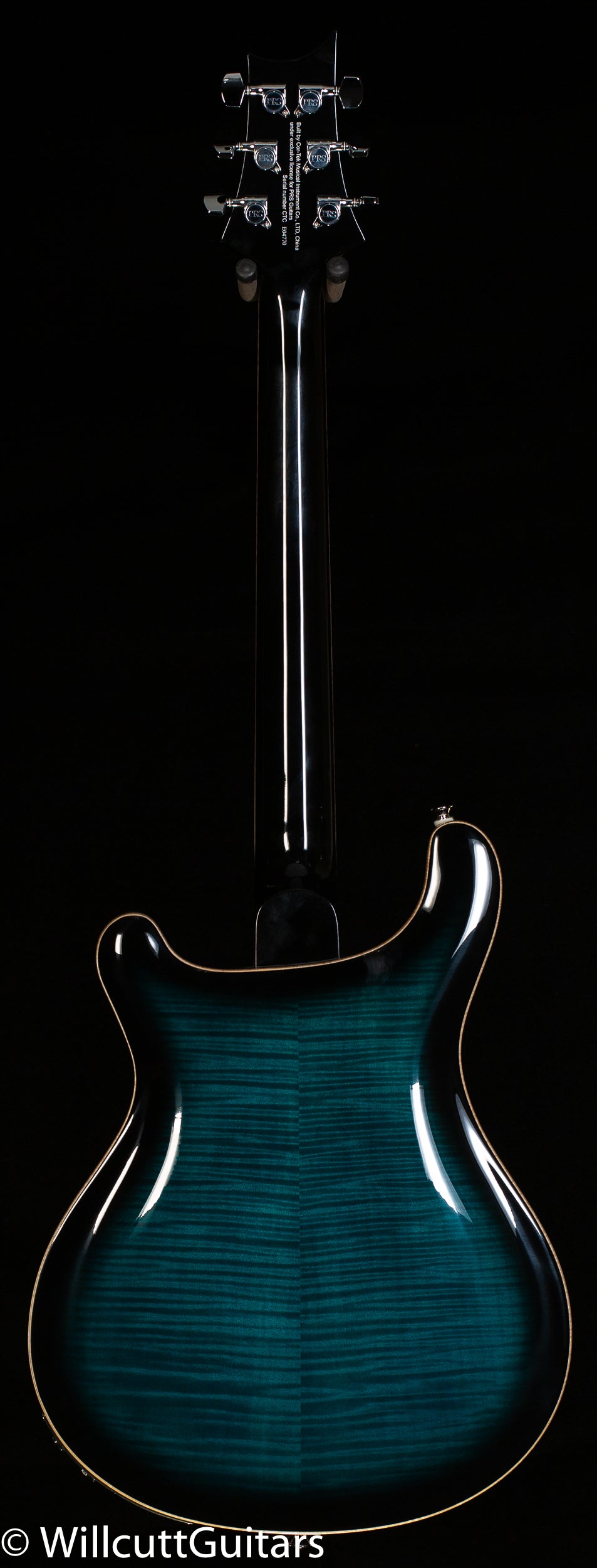 PRS SE Hollowbody II Piezo  Peacock Blue Smokeburst