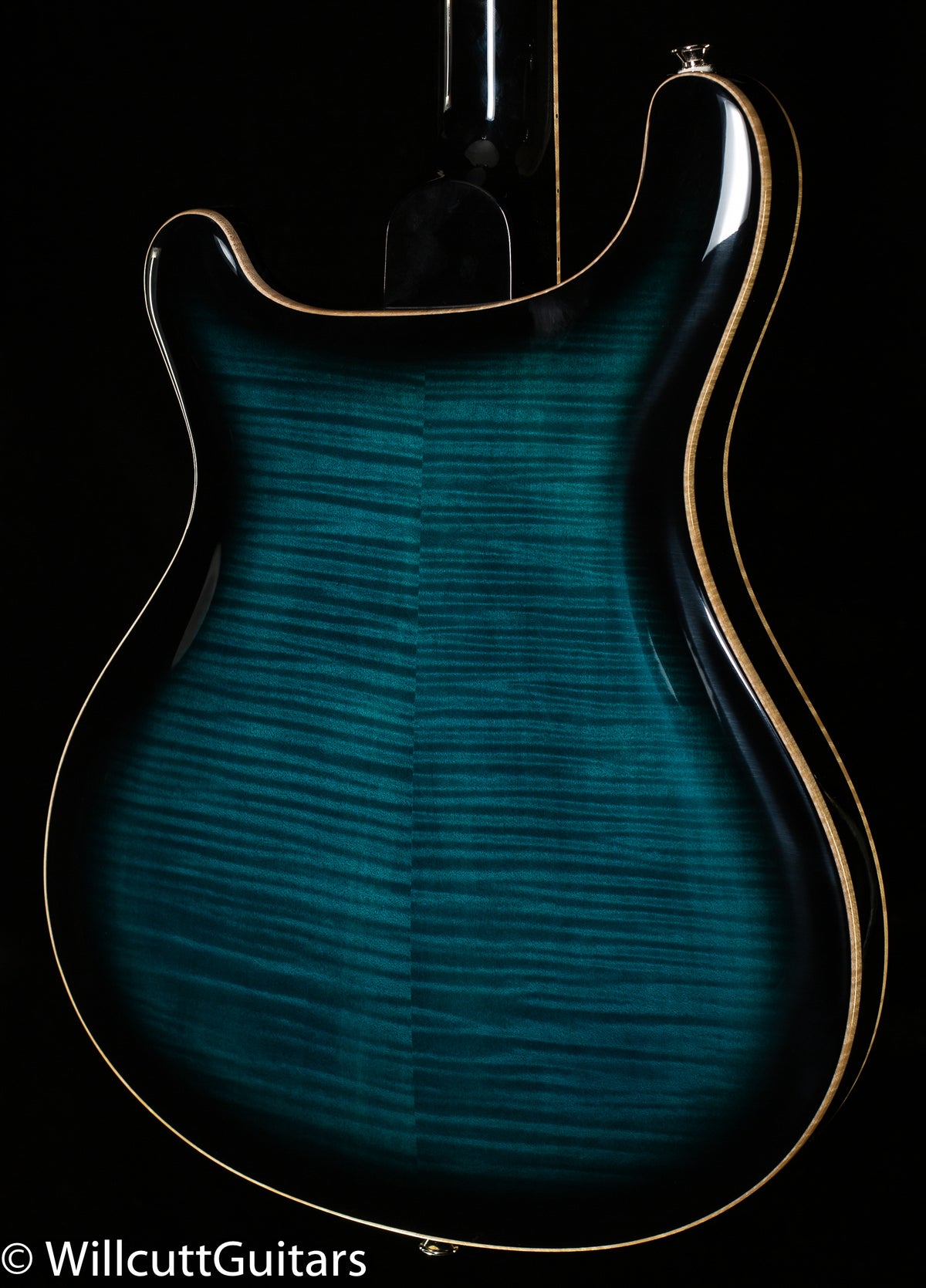 PRS SE Hollowbody II Piezo  Peacock Blue Smokeburst