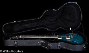 PRS SE Hollowbody II Piezo  Peacock Blue Smokeburst