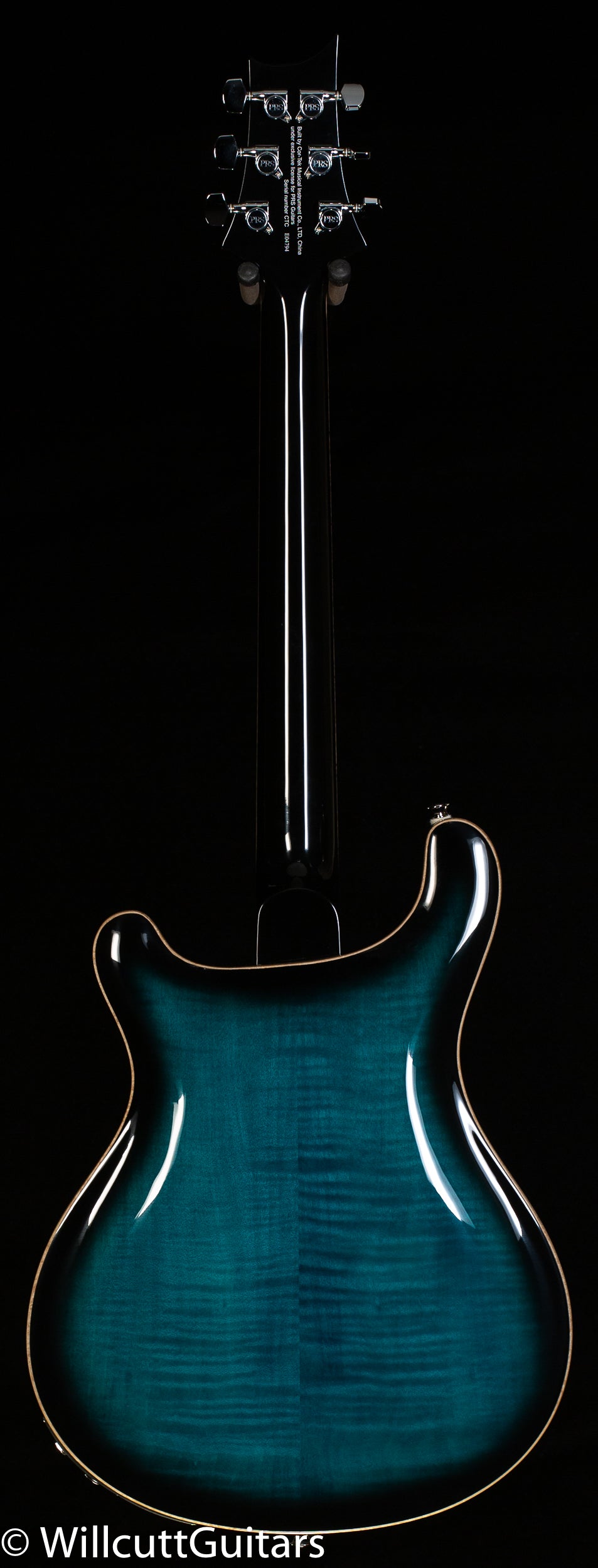 PRS SE Hollowbody II Piezo  Peacock Blue Smokeburst