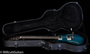 PRS SE Hollowbody II Piezo  Peacock Blue Smokeburst