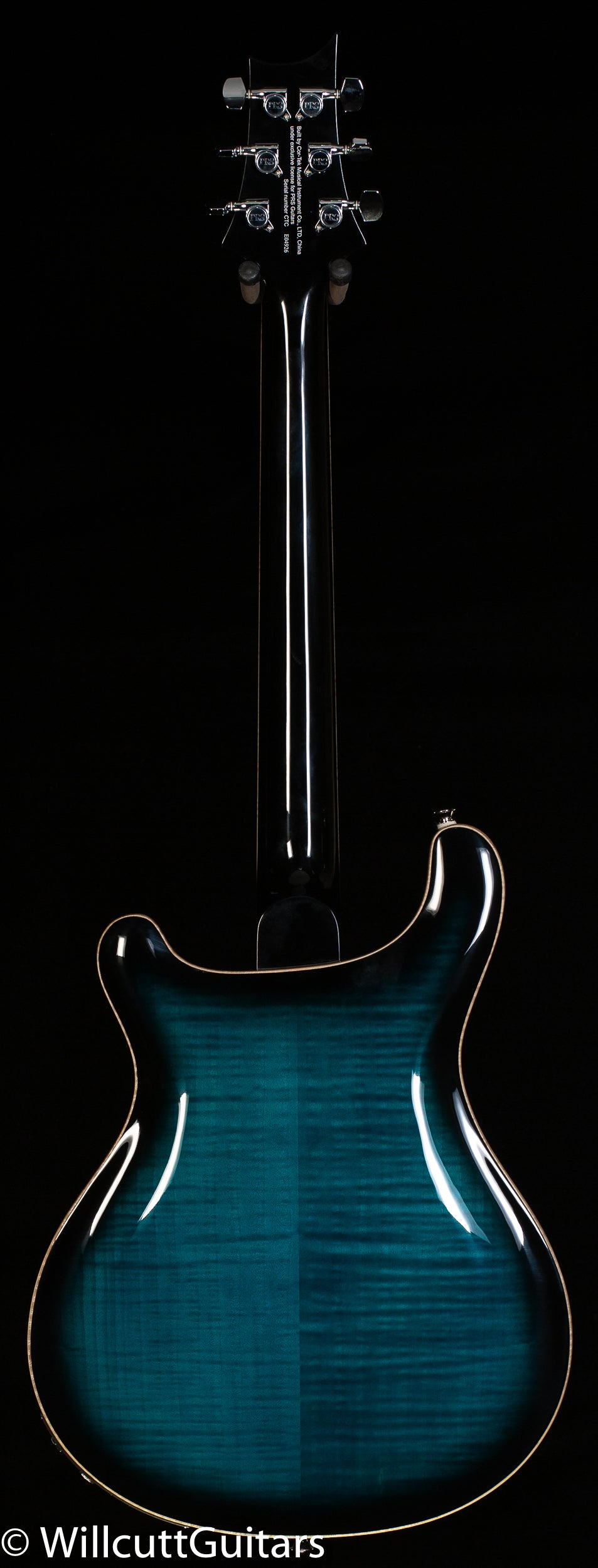 PRS SE Hollowbody II Piezo  Peacock Blue Smokeburst