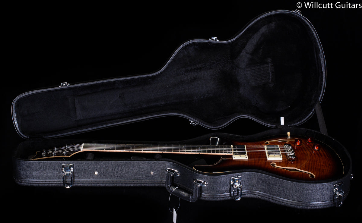PRS SE Hollowbody II Piezo Maple Top/Back Black Gold (655)