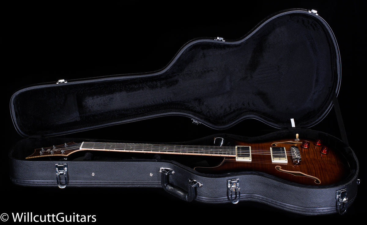 PRS SE Hollowbody II Piezo, Maple top Black Gold (958)