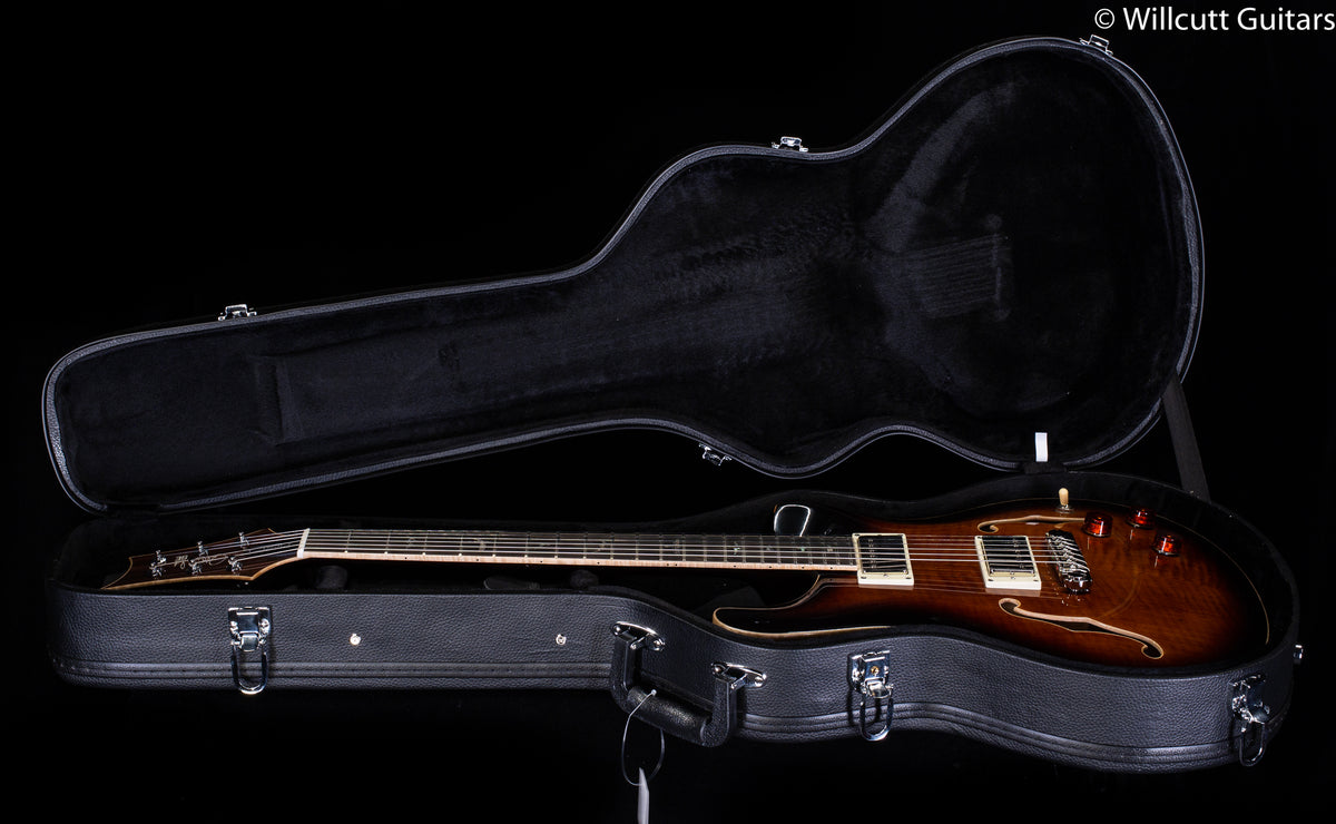 PRS SE Hollowbody II Piezo Maple Top/Back Black Gold (752)