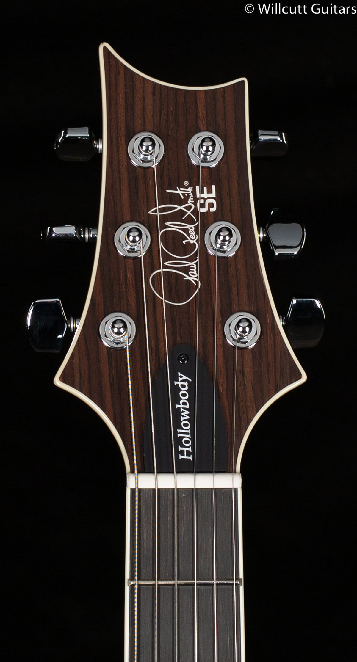 PRS SE Hollowbody II Maple Top/Back Black Gold Sunburst (296)