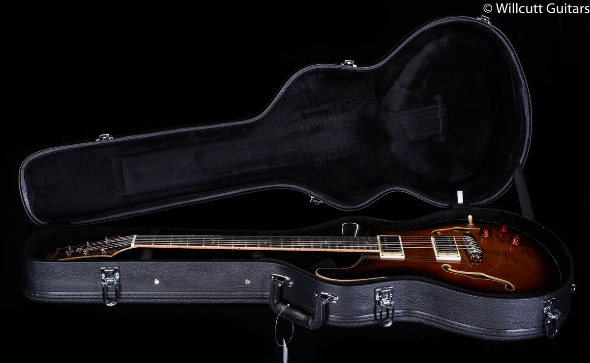 PRS SE Hollowbody II Piezo Maple Top/Back Black Gold (187)
