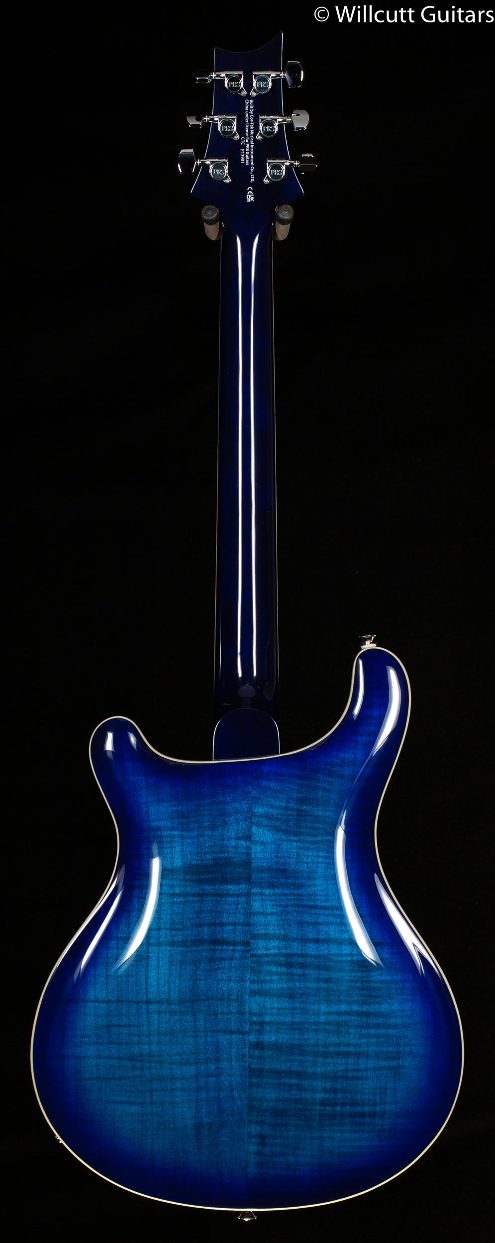 2022 PRS SE Hollowbody II, Maple top and back Faded Blue Burst (901)