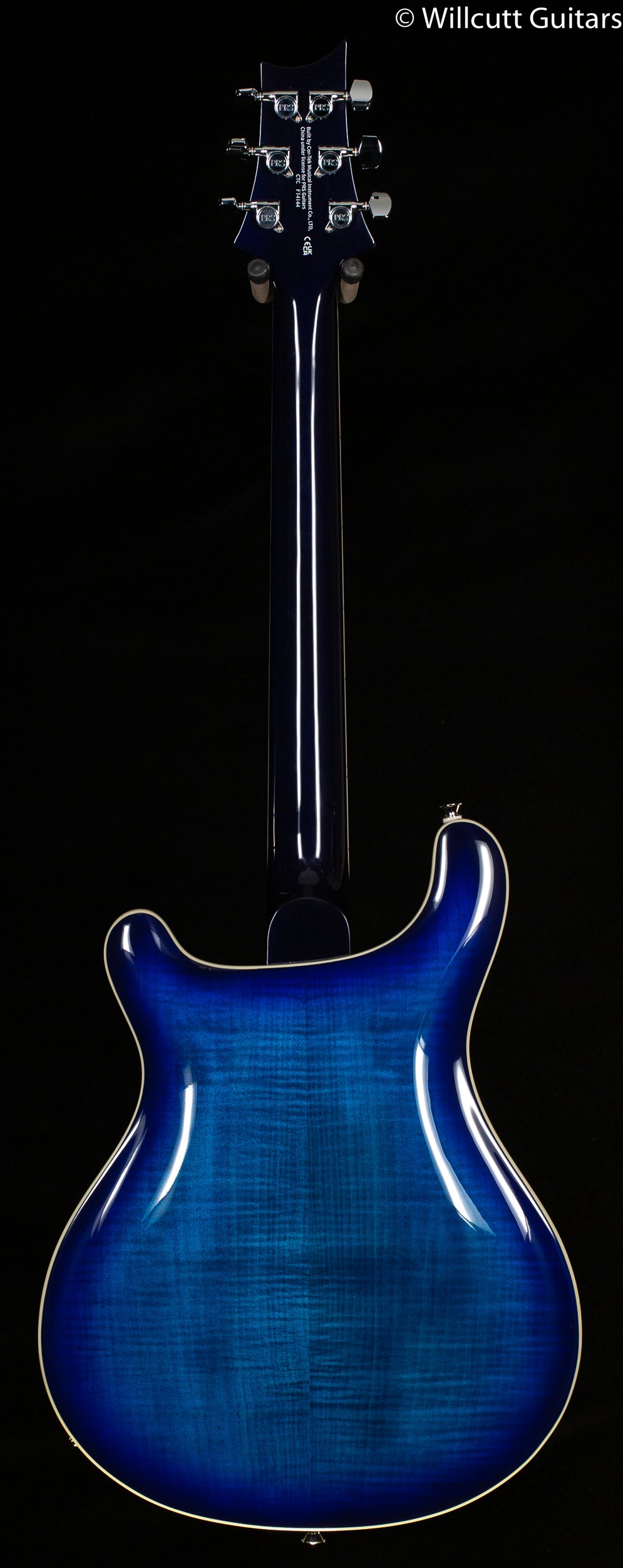 PRS SE Hollowbody II, Maple top and back Faded Blue Burst (144)