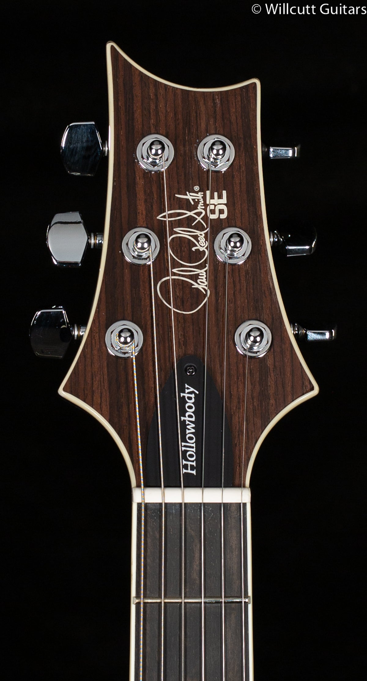 PRS SE Hollowbody II, Maple top and back Faded Blue Burst (144)