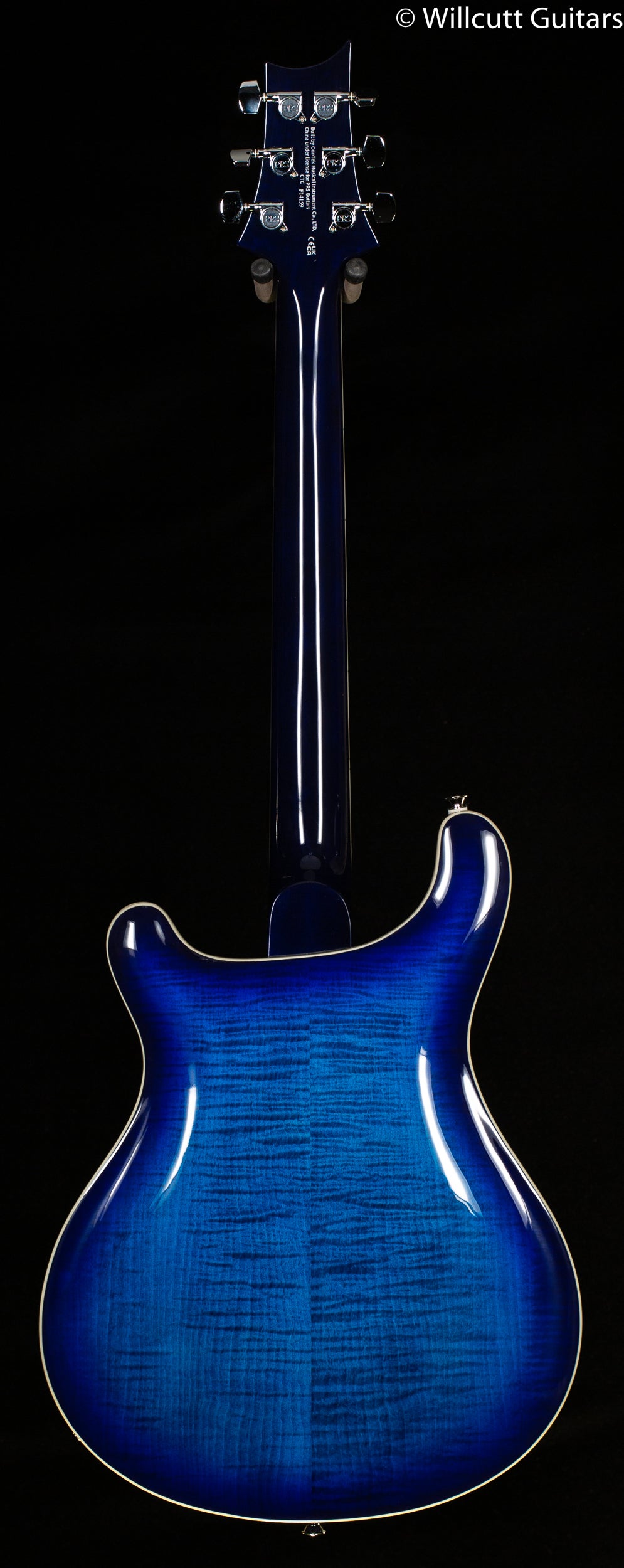 2022 PRS SE Hollowbody II, Maple top and back Faded Blue Burst (159)