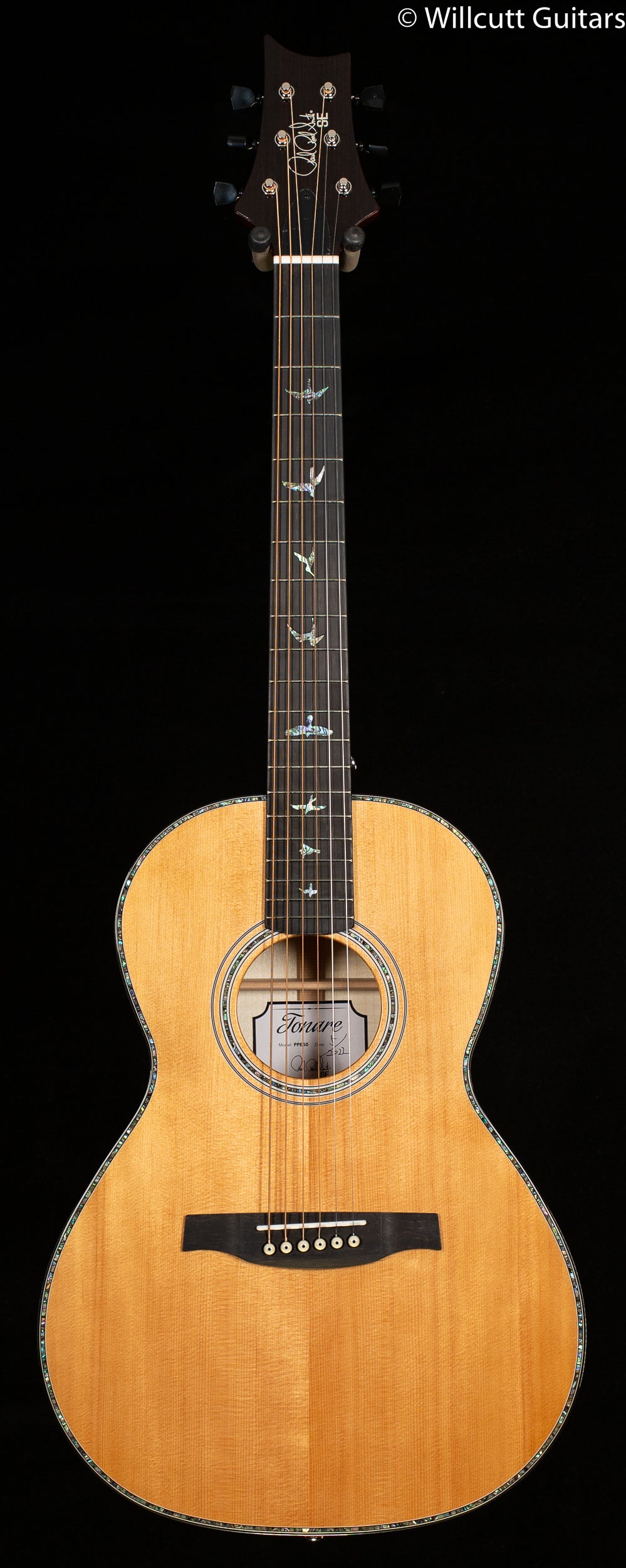 PRS SE P50e Black Gold Parlor Sitka Spruce Top (669)