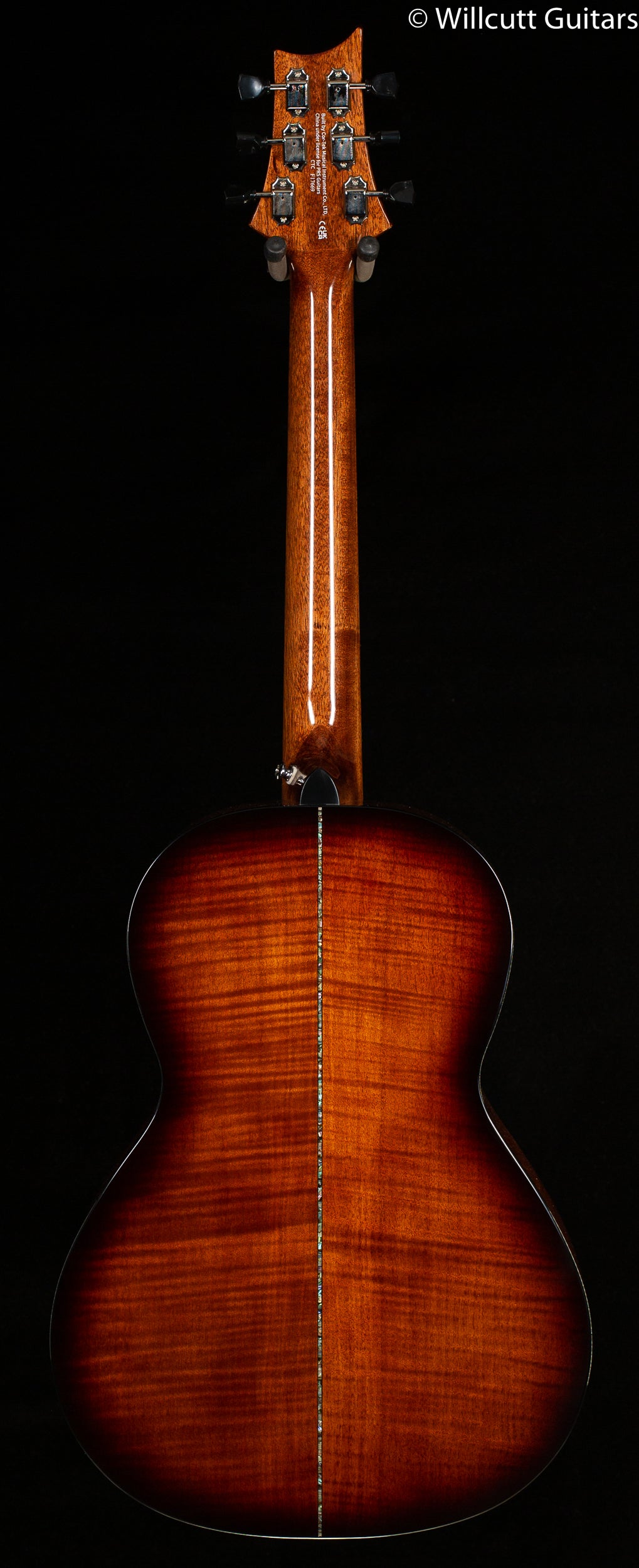 PRS SE P50e Black Gold Parlor Sitka Spruce Top (669)