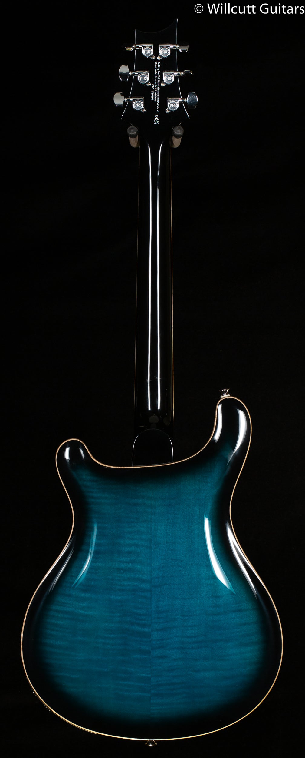 PRS SE Hollowbody II Piezo, Maple top Peacock Blue Smokeburst (194)