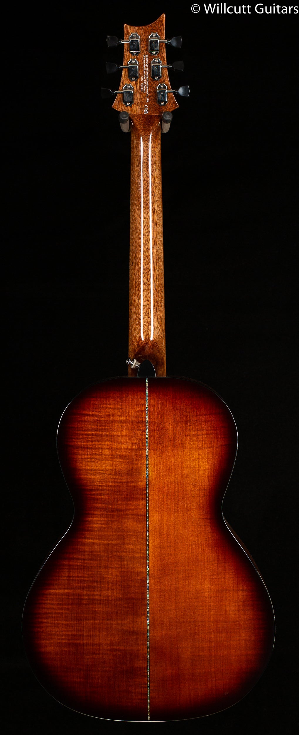 PRS SE P50e Black Gold Parlor Sitka Spruce Top (001)