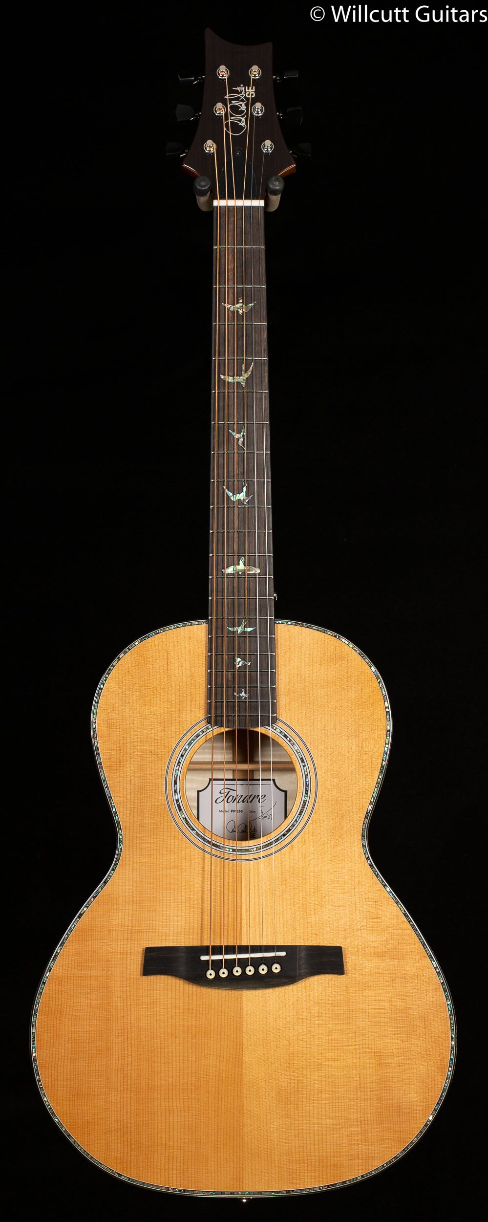 PRS SE P50e Black Gold Parlor Sitka Spruce Top (264)