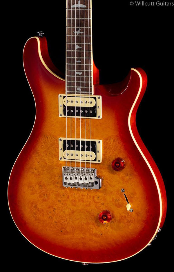 ギター PRS SE Custom 24 Walnut Burl Paul Reed Smith PRS SE Custom24 Bird Inlay Walnut Burl Top