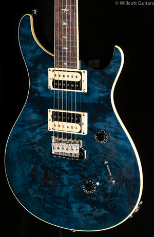 PRS SE Custom 24 Poplar Burl Whale Blue - Willcutt Guitars