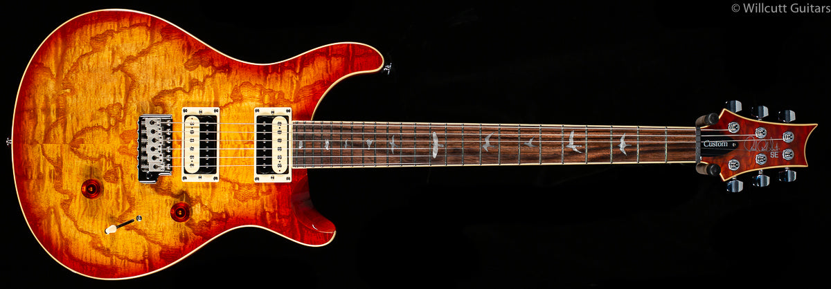 PRS SE Custom 24 Burl Ash Vintage Sunburst - Willcutt Guitars