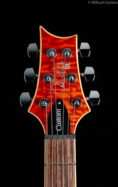 PRS SE Custom 24 Burl Ash Vintage Sunburst - Willcutt Guitars PRS SE Custom 24 Burl Ash Vintage Sunburst - Willcutt Guitars
