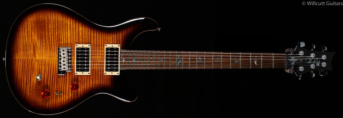 PRS SE Custom 24 35th Anniversary Black Gold