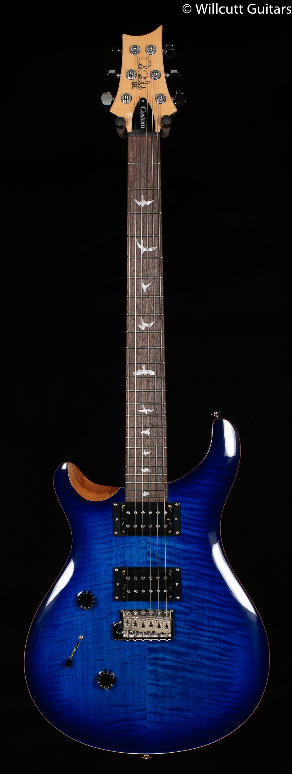 PRS SE Custom 24 Lefty Faded Blue Burst