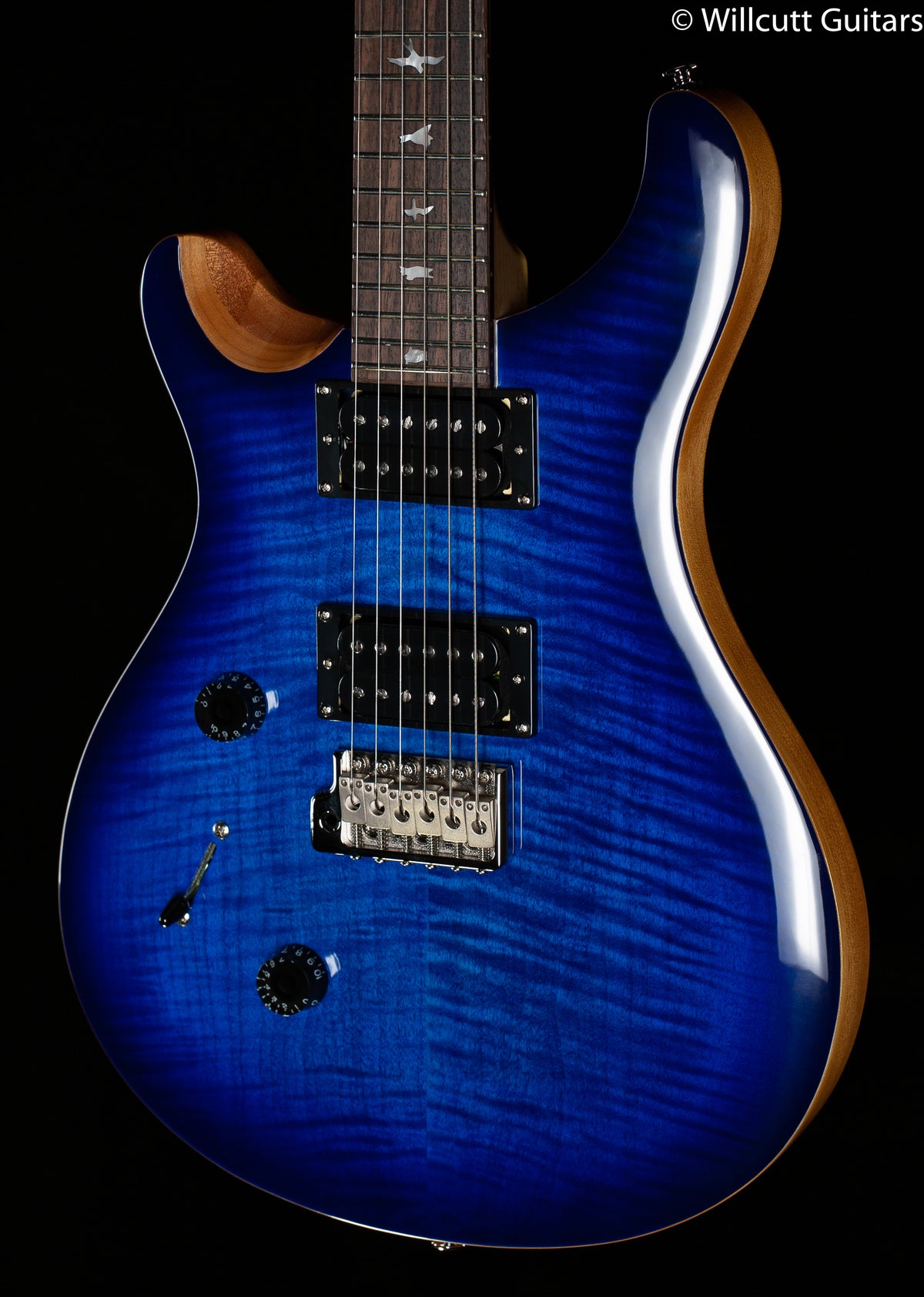 PRS SE Custom 24 Lefty Faded Blue Burst