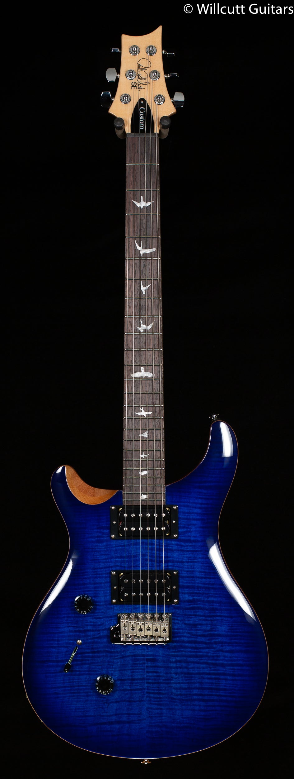 PRS SE Custom 24 Lefty Faded Blue Burst
