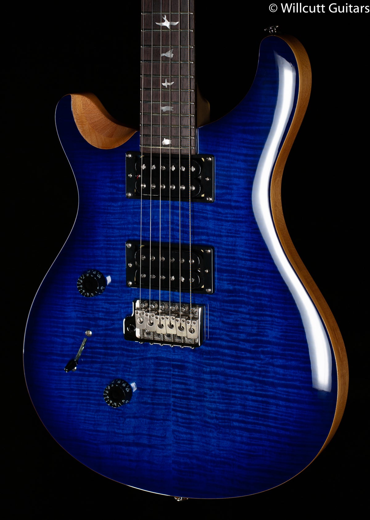 PRS SE Custom 24 Lefty Faded Blue Burst