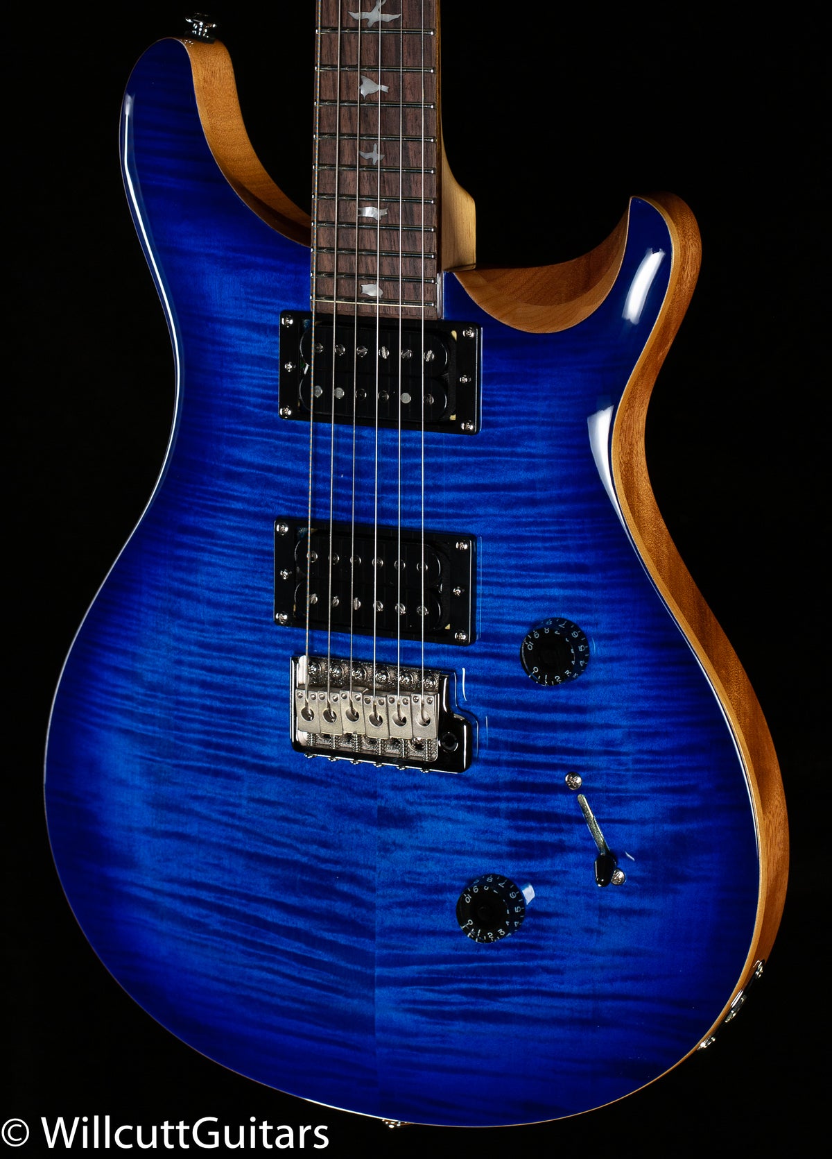 PRS SE Custom 24 Faded Blue Burst - Willcutt Guitars