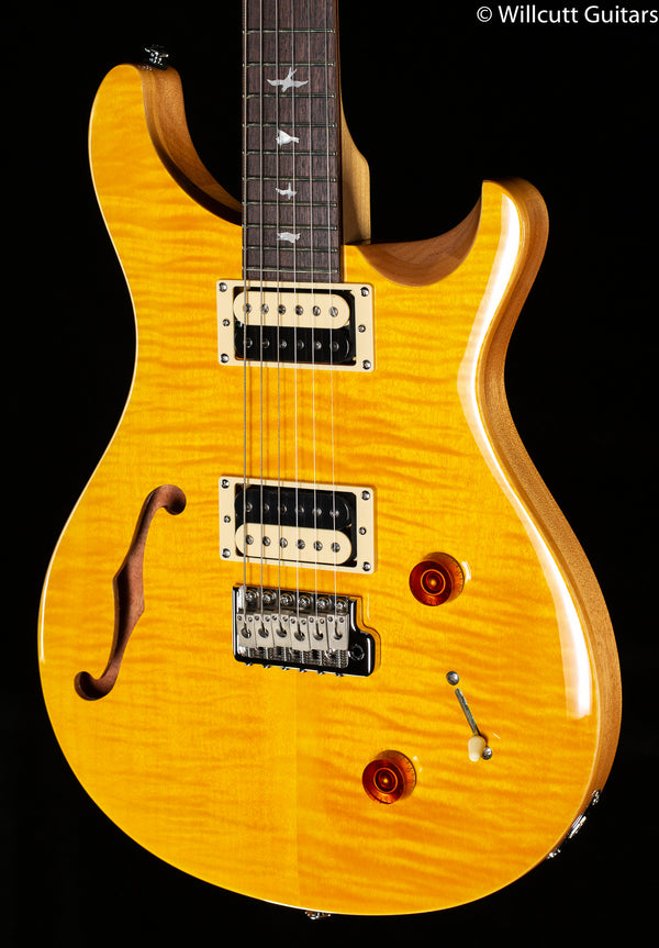 2021 PRS SE Custom 22 Semi-Hollow Santana Yellow (085) - Willcutt