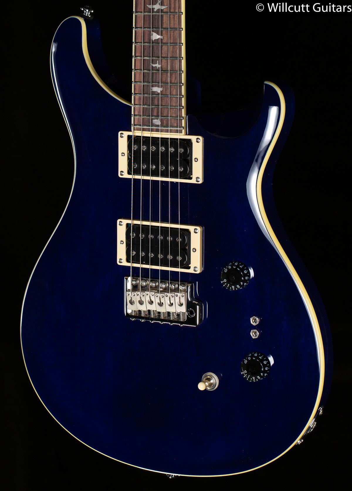 PRS SE Standard 24-08, Carved Mahogany body Translucent Blue (519)