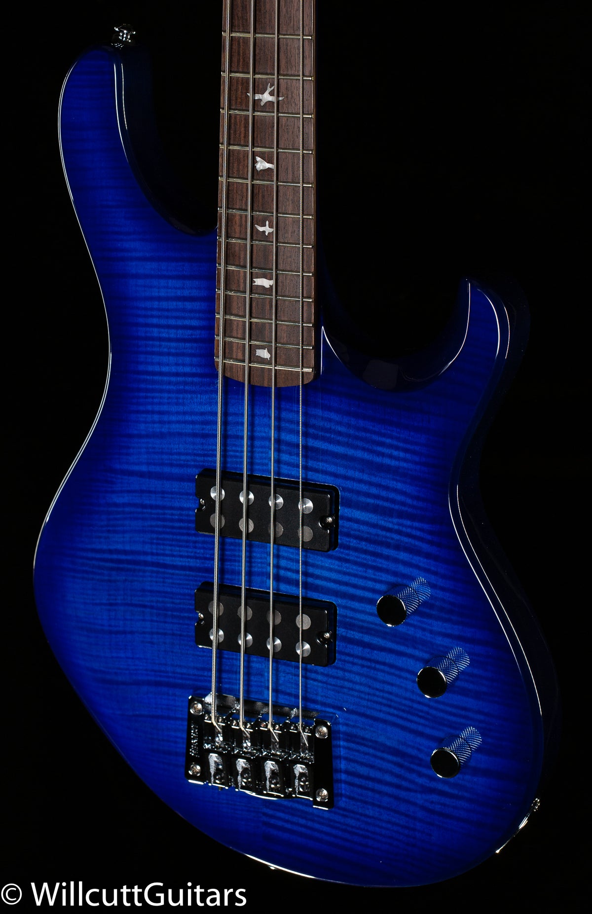 2021 PRS SE Kingfisher Bass Faded Blue Wraparound Burst Bass Guitar