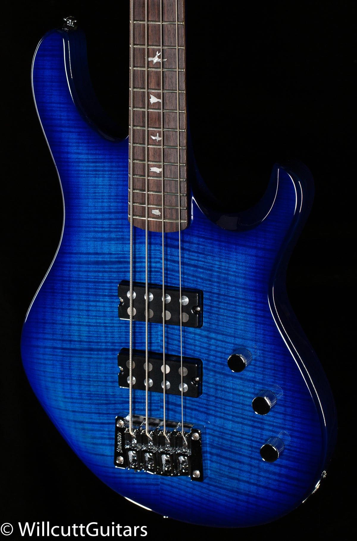 PRS SE Kingfisher bass, Faded Blue Wraparound Burst Bass Guitar (771)